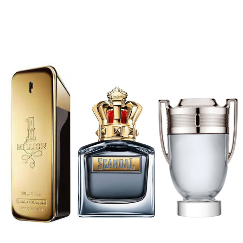 Perfume Kit (Scandal Men + Invictus + One Million)